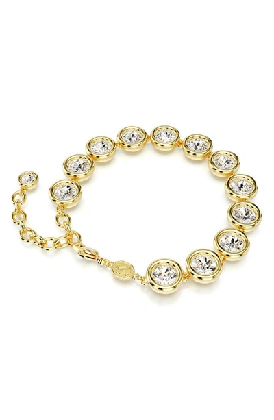 Shop Swarovski Imber Crystal Bracelet In Gold