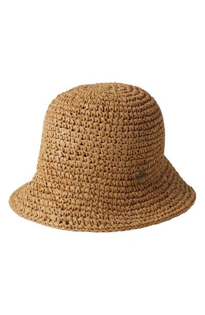 Shop Billabong Holiday Straw Cloche In Whiskey