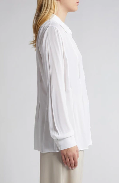 Shop Rue Sophie Gisele Button-up Shirt In Off White