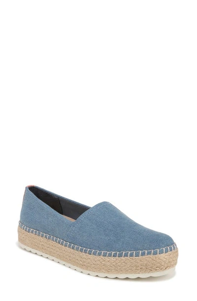 Shop Dr. Scholl's Sunray Slip-on Espadrille Sneaker In Denim Blue