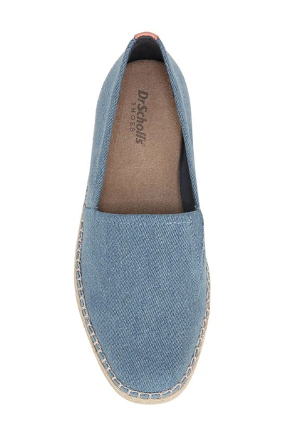 Shop Dr. Scholl's Sunray Slip-on Espadrille Sneaker In Denim Blue