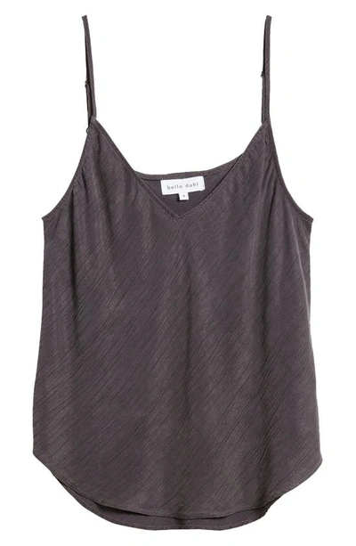 Shop Bella Dahl V-neck Camisole In Slate Charcoal