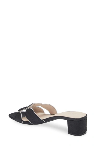 Koko + Palenki Lively Slide Sandal In Black Leather