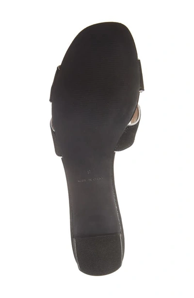 Koko + Palenki Lively Slide Sandal In Black Leather