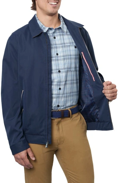 Shop Rainforest Classic Water Resistant Bomber Jacket In Mood Indigo