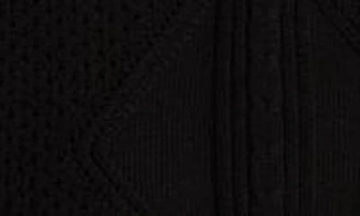 Shop Reiss Fortune Short Sleeve Camp Collar Cardigan In Black