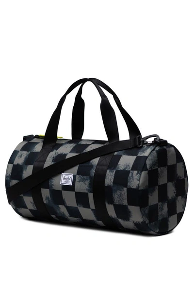 Shop Herschel Supply Co Kids' Classic Duffle Bag In Black Stencil Checker