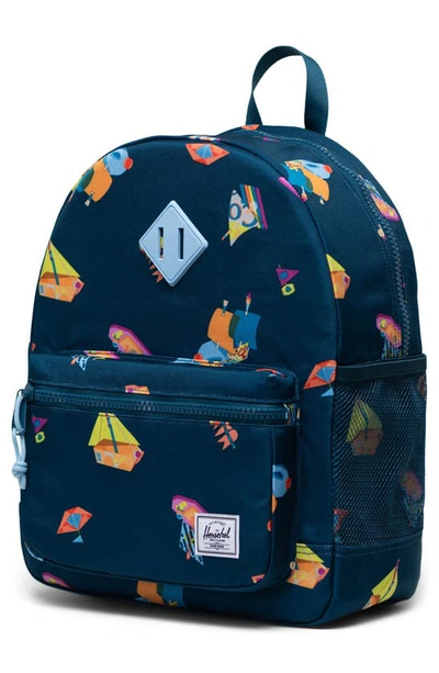 Shop Herschel Supply Co Kids' Heritage Youth Backpack In Sailing Craft