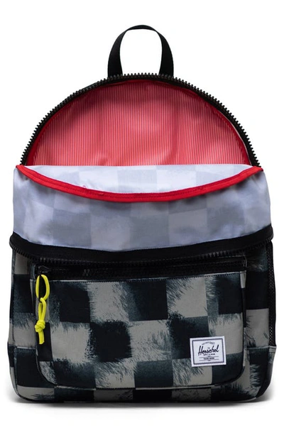 Shop Herschel Supply Co Kids' Heritage Youth Backpack In Black Stencil Checker