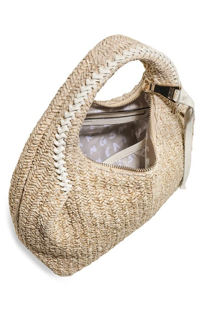 Shop Aimee Kestenberg Aura Top Handle Bag In Natural Straw