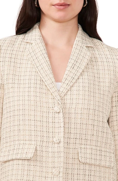 Shop Halogen (r) Tweed Crop Blazer In New Ivory