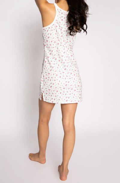 Shop Pj Salvage Vin Remix Floral Chemise In Ivory