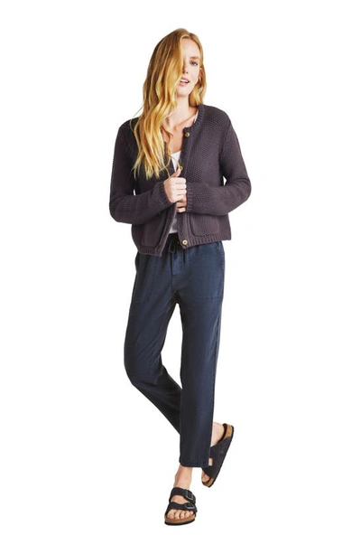 Splendid Angie Straight Leg Pants In Navy