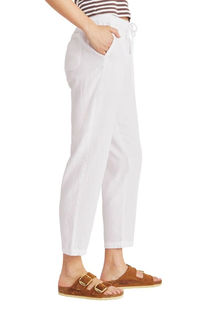Splendid Angie Straight Leg Pants In White