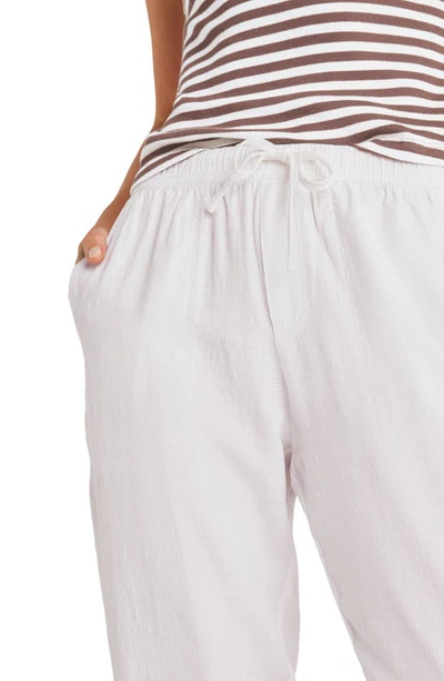 Splendid Angie Straight Leg Pants In White