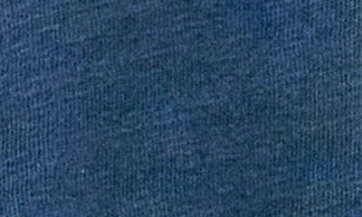Shop Faherty Sunwashed Long Sleeve Slub Organic Cotton T-shirt In Blue Nights