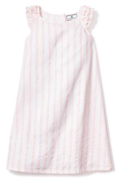 Shop Petite Plume Kids' Amelie Stripe Nightgown In White
