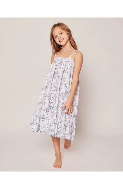 Petite Plume Little Girl's & Girl's Timeless Toile Lily Nightgown In White