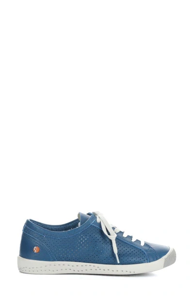 Softinos By Fly London Ica Sneaker In Blue Denim Smoot