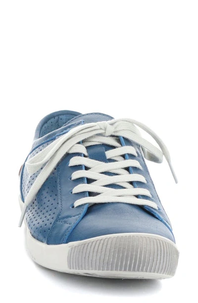 Softinos By Fly London Ica Sneaker In Blue Denim Smoot
