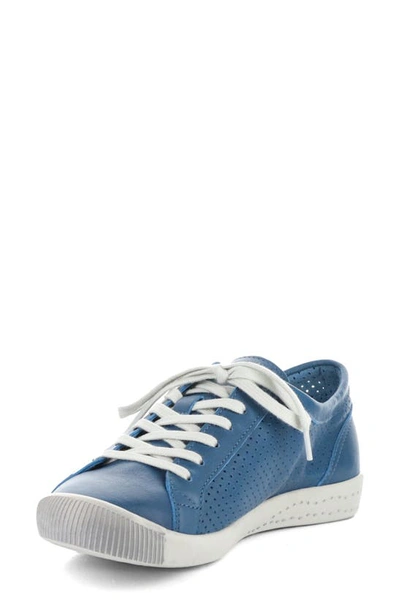 Softinos By Fly London Ica Sneaker In Blue Denim Smoot