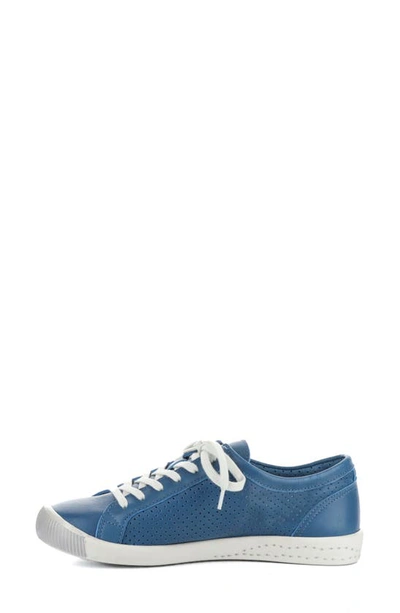 Softinos By Fly London Ica Sneaker In Blue Denim Smoot