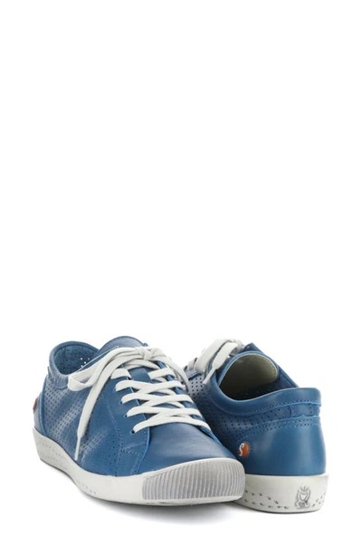 Softinos By Fly London Ica Sneaker In Blue Denim Smoot