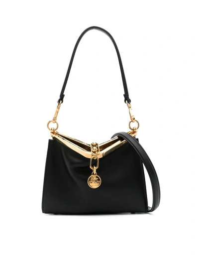 Shop Etro Vela Mini Bag In Black