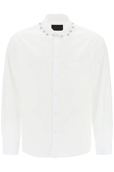 Shop Simone Rocha Camicia Con Perle E Campanelli