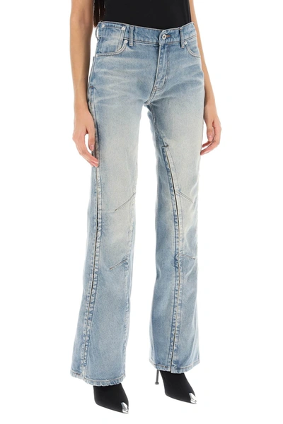 Shop Y/project Hook And Eye Flared Jeans