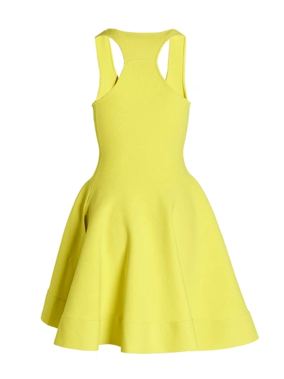 Shop Proenza Schouler Knitted Dress Dresses Yellow