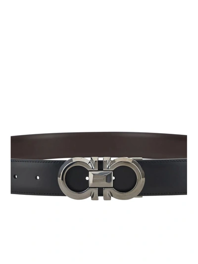 Shop Ferragamo Belts E Braces In Black