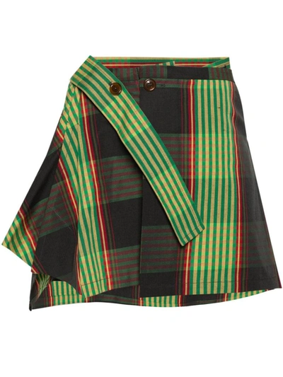 Shop Vivienne Westwood Skirts In Combat Tartan