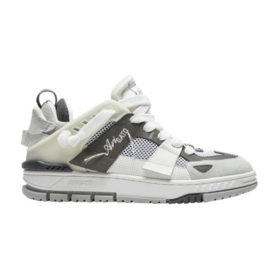 Shop Axel Arigato Area Patchwork Sneaker In White