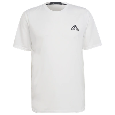 Shop Adidas Originals Mens Adidas Aeroready Designed For Movement T-shirt In White