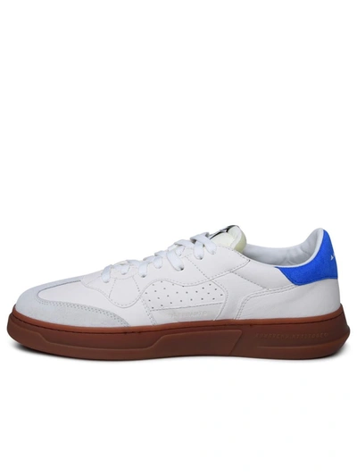Shop Run Of White Leather Sneakers