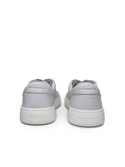 Shop Ghoud Ghōud 'lido' Sand Leather Sneakers In Grey