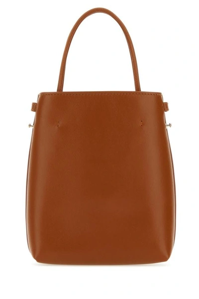 Shop Chloé Chloe Woman Caramel Leather Micro Sense Handbag In Brown