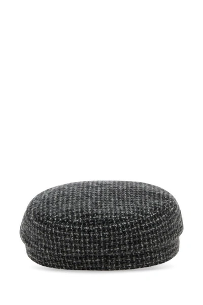 Shop Isabel Marant Woman Embroidered Wool Evie Baker Boy Hat In Multicolor