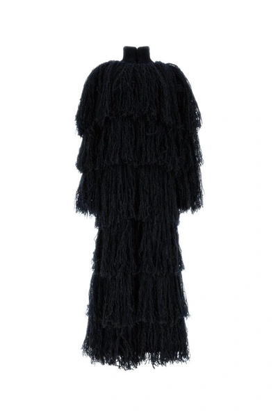 Shop Saint Laurent Woman Black Mohair Blend Cardigan
