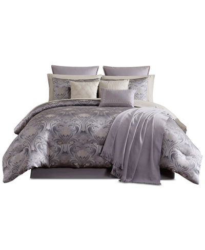 Hallmart Collectibles Vivica 14 Pc. Comforter Set In Grey