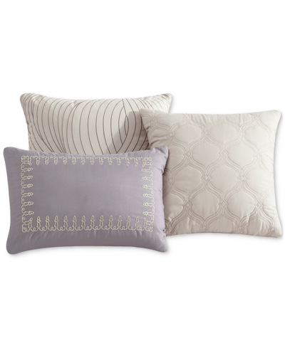 Hallmart Collectibles Vivica 14 Pc. Comforter Set In Grey