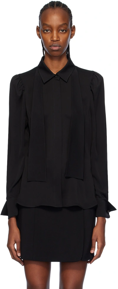 Shop Max Mara Black Paraggi Shirt In 4 Black