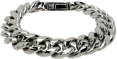 Shop Vitaly Silver React Bracelet In Stainless Steel