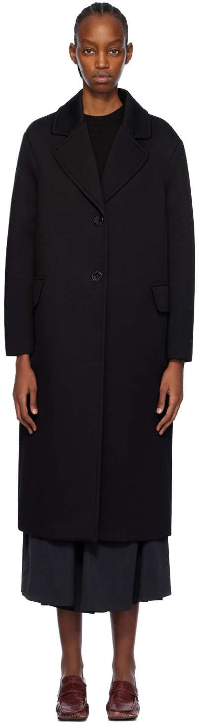 Shop Max Mara Black Radice Coat In 002 Black