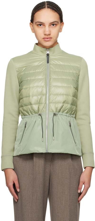 Shop Mackage Khaki Joyce Down Jacket In Matcha