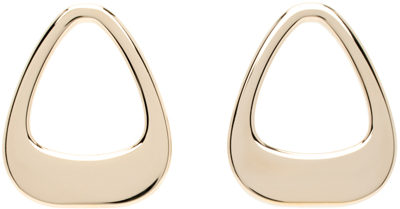 Shop Apc Gold Astra Earrings In Raa Or