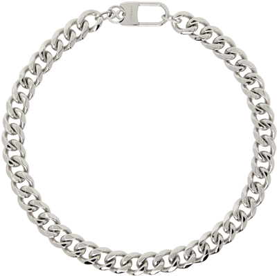 Shop Vitaly Silver Transit Necklace In Stainless Steel