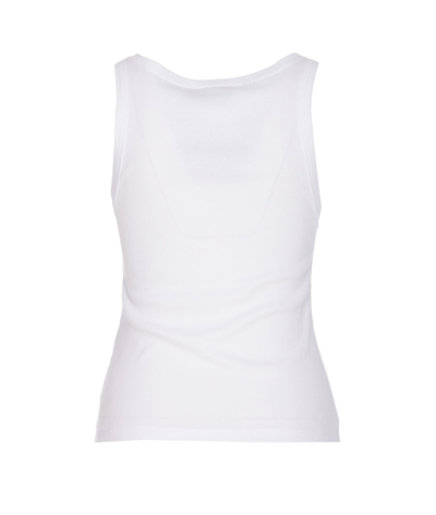 Shop Twinset Tank Top In White