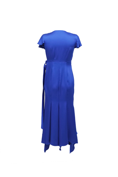 Shop Philosophy Di Lorenzo Serafini Dress In Blue